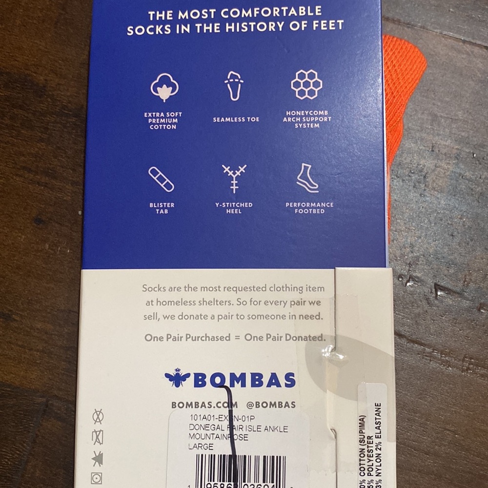 Bombas Donegal Fair Isle Ankle Socks - Picture 2 of 3